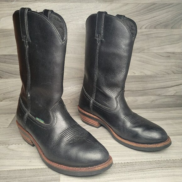 Dan Post Albuquerque Boots Mens 11D DP69680 Black Waterproof Cowboy Workwear - Picture 1 of 14